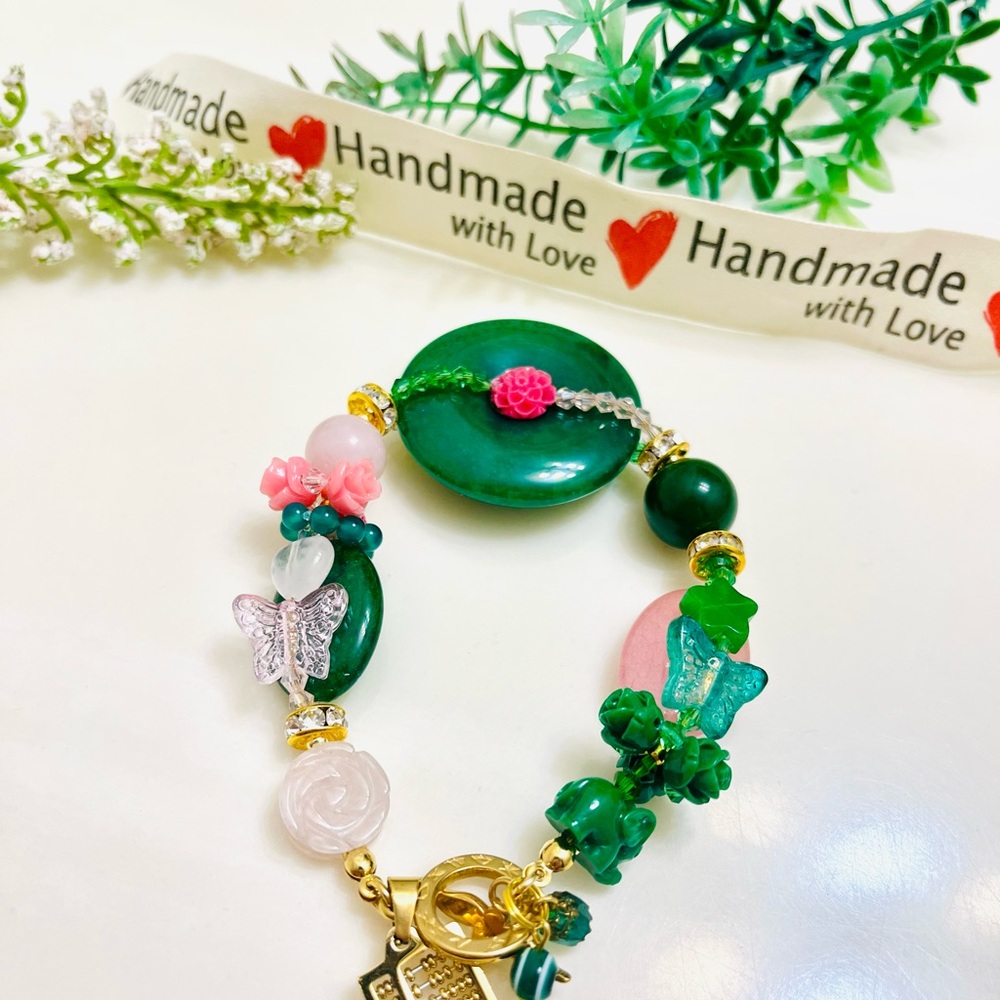 Charmed Bracelets with real semi precious gemstones!